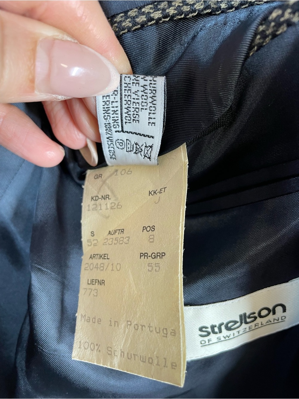 Strellson Wool Blazer Brown 52EU Tailored Luxury Career Sport Coat Business - Picture 13 of 16